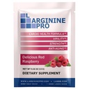 L-ARGINININE PRO dodatek prášek 124; 60 Packets Single Serve Travel Size 124; 5,500mg L-argininu Plus 1,100mg L-Citruline, Malina