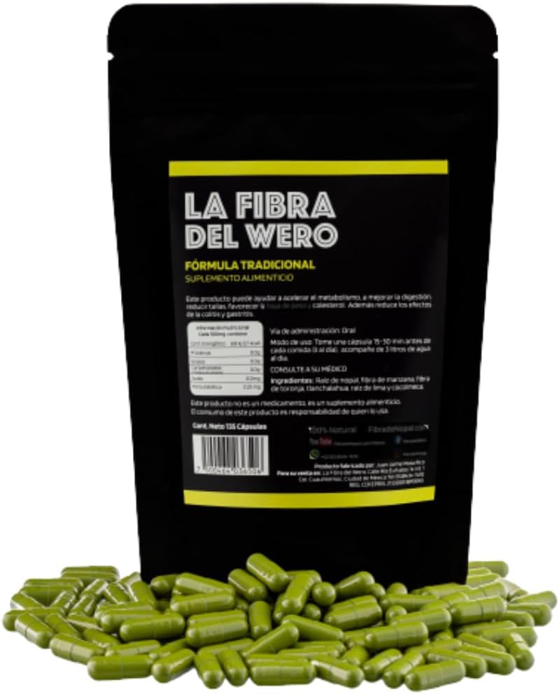 FIBRA DEL WERO PHARMAN 124; Kaktusová vlákna s růžovým grepem 124; 100% přírodní doplněk PHARMAN 124; balíček "Měsíc a půl"