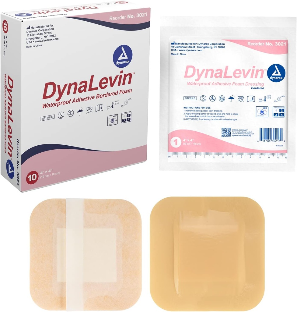Dynarex Dynalevin Vodotěsné Lepidlo Hranice, 10 Počet / 4 x 4 Inch