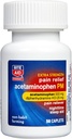 Rite Aid Extra Strength PM Pain Relief Caplet, 500mg Acetaminophen / 25mg Difenhydramin - 50 Count CLAS124; Nighttime PM Pain Reliever + Sleep Aid CLAS124; Joint Pain Relief CLAS124; Menstrual Pain Relief + PMS Relief