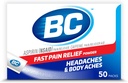 BC Prášek 124; Rychlá úleva od bolesti 124; Aspirin (NSAID) & Kofein 124; 50 Počet (10042037103993)