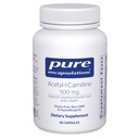 Čisté enkapsulace Acetyl- L- karnitin 500 mg - Paměť a dodatek k mozku - Podpora mozku a zaměření * - Gluten Free & Non- GMO - 60 Kapsle