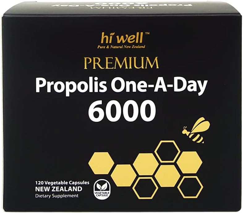 Hi Well Premium Propolis One- A- Day 6000 Flavonoid 120 mg 120 Kapsle