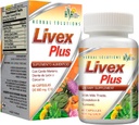 Bylinné roztoky Livex Plus přírodní doplněk pro odklízení jater. Pomáhá zlepšit jaterní detox a trávicí zdraví.