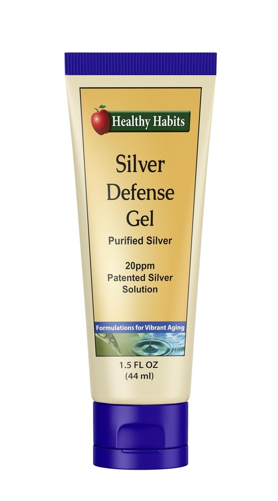 Zdravé návyky Silver Defense gel purifikované téma koloidní stříbrný gel s Nano technologií