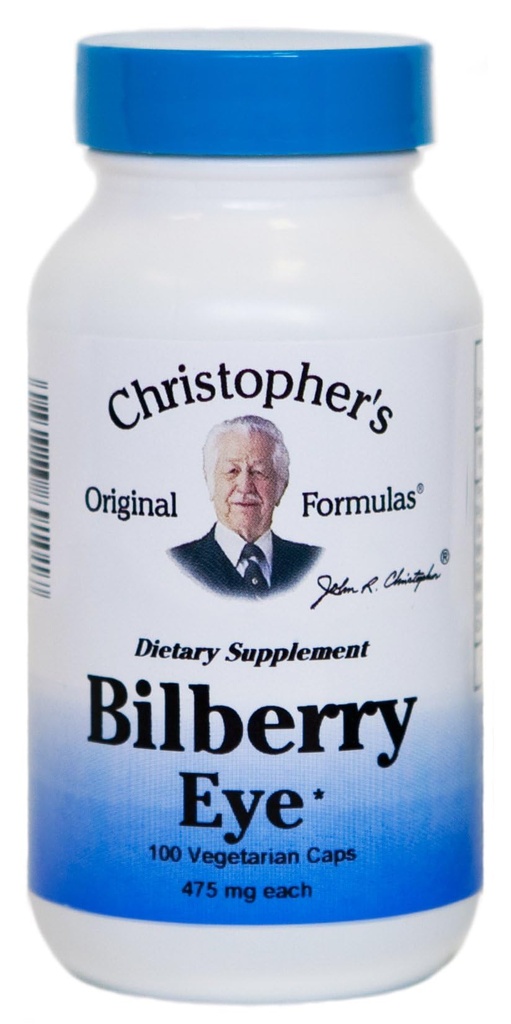 Dr Christopher 's Formule Bilberry Eye, 100 Count