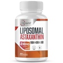 Lipozomální doplněk Astaxanthin 24 MG, maximální absorpce, antioxidant silnější než VIT C, non-GMO & gluten zdarma - 60 Softgels (2 měsíce dodávky)