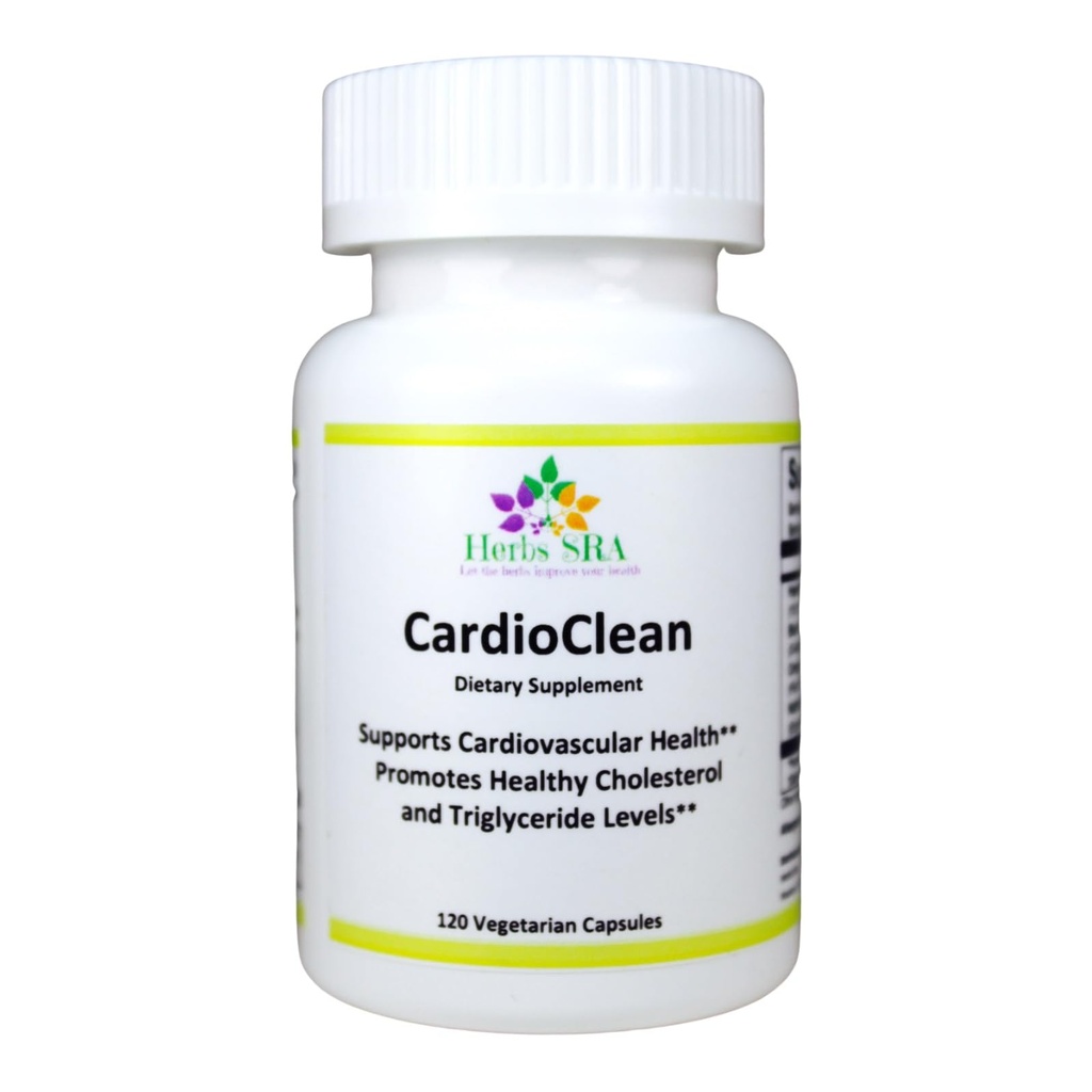 CARDIOCLEAN pokročilý kardiovaskulární doplněk zdraví - podporuje srdeční funkce, zdravé cholesterol a triglyceridové hladiny, zlepšuje krevní oběh