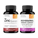Sandhu 's Zinek Quercetin & Resveratrol Kapsle 124; Podpora imunitního zdraví
