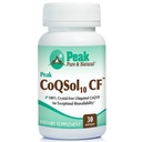 Vrchol CoQSol10 CF - 100% krystal- Free Ubiquinol CoenzymeQ10 pro zvýšenou biologickou dostupnost - Ubiquinol CoQ10 - Natural Energy Booster - Podporuje imunitu, mozek a srdce zdraví (30 Softgels)