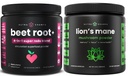 NutraChamps Beet Root Powder & Lion 's Mane Powder. Výkonné cirkulační a adaptogenové směsi