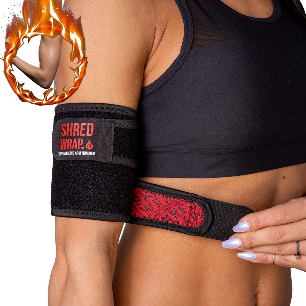Železný Bull Strength Shred Wraps for Arms - Termogenní arm trimmers for Weight Loss - Premium Fat Burning Bands with Slimming Technology - Arm Body Wraps Toner and Shaper