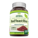 Bylinné tajemství červená kvasinková rýže 1200 Mg per Serving, 240 Veggie Kapsle dodatek 124; Non- GMO creditor 124; gluten zdarma creditor 124; Made in USA