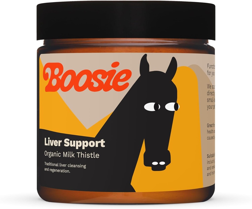 Boosie Organic Milk Thistle Powder for Dogs and Cats - Podporuje funkci jater a imunitní systém - Antioxidant - Rich in Silymarin - 100% přírodní bez přísad nebo konzervačních látek - Pet Nutrition
