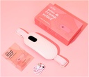 Přenosný vyhřívací panel pro časové křeče - Perioda Křeče Relief Menstruační vyhřívání Pad Vibrace Vyhřívací Pad pro bolest, Nabíjecí baterie, Bezdrátové vyhřívací Pad s Massager Girlfriend dárky