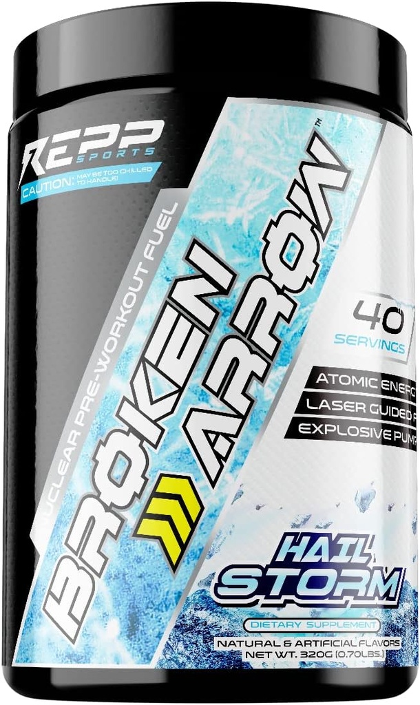Repp Sports Broken Arrow Extreme Pre- Cvičení 124; Intenzivní energie a vytrvalost podpora (Hail Storm, 20 / 40 Služení)