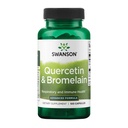 Swanson Quercetin & Bromelain- Promote Respirate Health Support- Aid Sezónní imunitní systém Health- Support Cholesterol Úrovně již w / i Normal Range 100 Caps (250mg Quercetin / 78mg Bromelain)