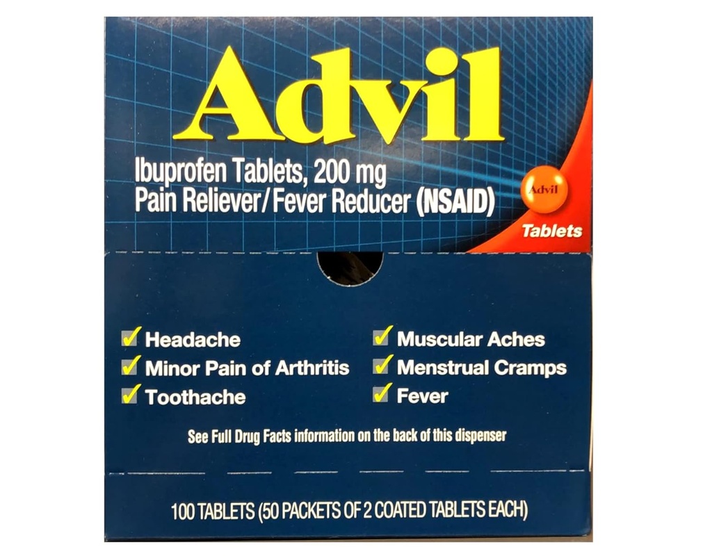 Advil Pain Reliever / Horečka Reducer potahované tablety znovu naplnit