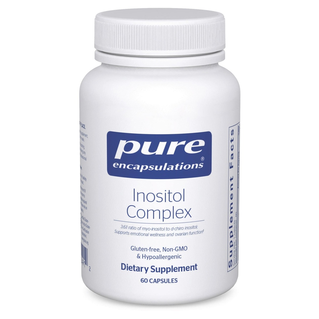 Čisté enkapsulace Inositol Komplex 124; Dodatek k podpoře energie, zdravý metabolismus a ovariální funkce *