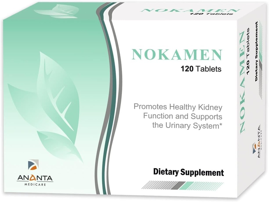 ANANTA MEDICARE Nokamen Ledviny Support Supplementary - Bylinný vzorec pro močové trakt Zdraví - 120 Tablety