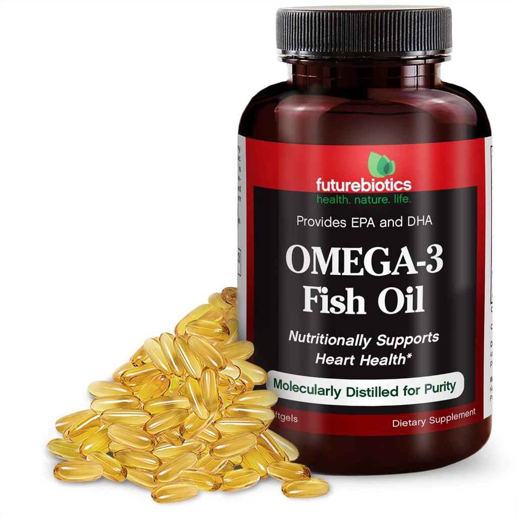 Futurebiotika Omega-3 Fish Oil, 100 Vegetariánských Softgels