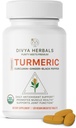 Organická kurkuma a zázvor + černý pepř - 100% čistá celá kostra, nezpracované, nenatírané, autentické Ayurvedic Blend - podporuje společné zdraví a imunitu - 120 Veganské Tabs