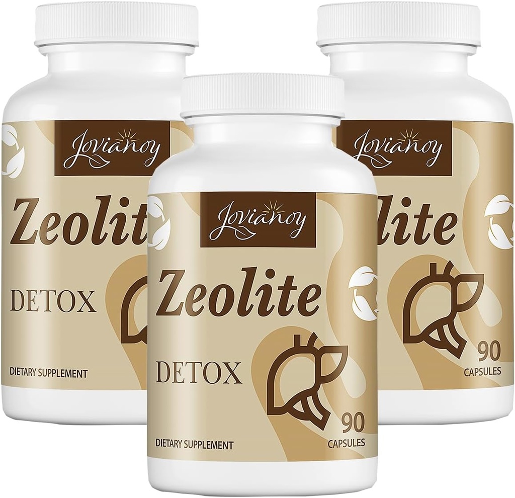 Zeolit Detox Kapsle, Organic Activated Charcoal, Bentonit Clay, 1-2 µm Cloptilolit, Maximální absorpce, Gut Játra Detox Čistota celé tělo pro ženy, 270 Kapsle