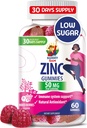 Zinkové žvejkačky pro dospělé - Zinkové Žvýkací žvejkačky pro imunitní podporu - Výkonný přírodní antioxidant Non- GMO dodatek pro děti Muži Dospělé ženy