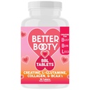 Lepší Booty BBL tablety - Creatine Complex Dodatek pro ženy s Creatine Monohydrát, L-glutamin, kolagen, a BCAA je (90ct)