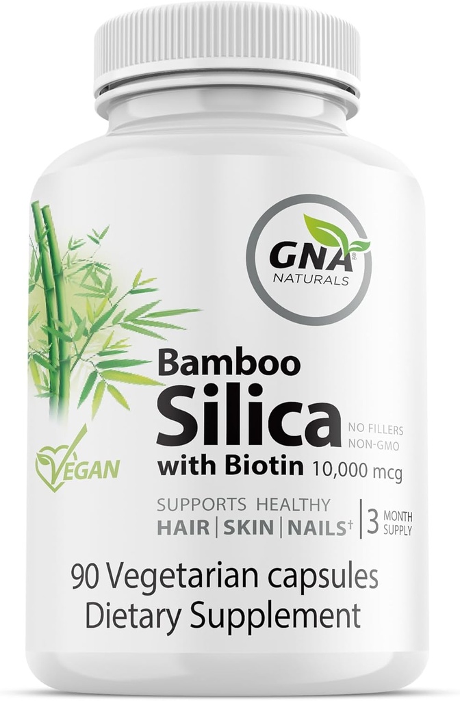 Bambusová silika s Biotin Vegan Friendly 3 měsíce Dodávka