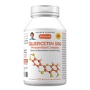ANDREW LESSMAN Quercetin 500 mg - 30 Kapsle - 500 mg Unique Quercetin Fosholipid Complex, Vysoce absorbovatelná formule na podporu zdravého srdce, oběhové a imunitní funkce. Žádné přísady.