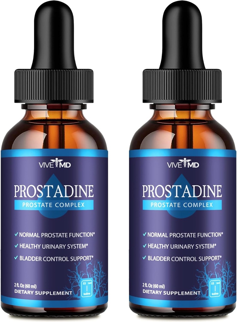 Vive MD Prostadine Kapky pro prostatní zdraví, močové problémy močového měchýře - Prostadine Oficiální drop Formule pro extra sílu s Granátem - Prostadine Recenze (Balení 2)