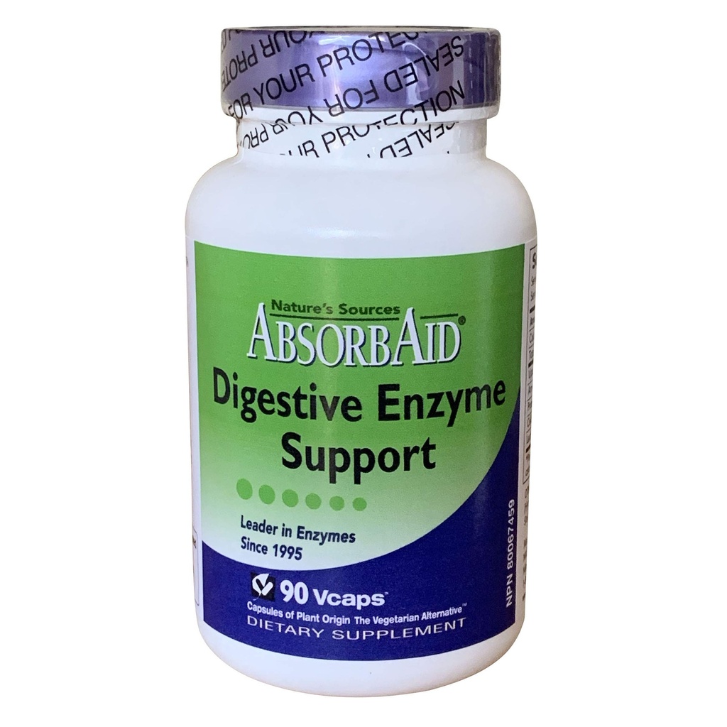Přírodní zdroje Absorbaid - 600 mg - 90 Vegetariánských kapslí