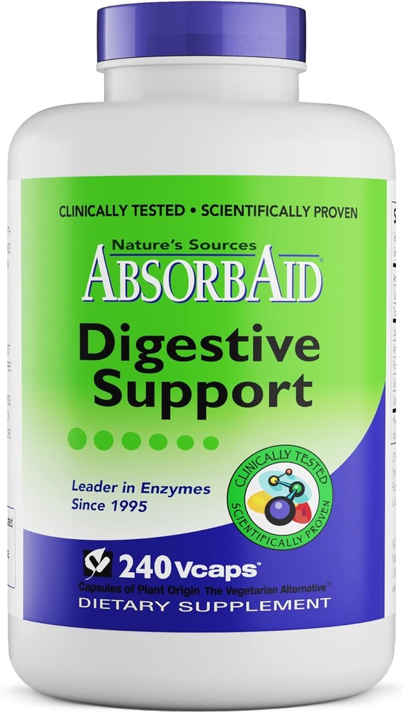 Absorbaid trávicí enzymy 240 vCaps, Prokázalo zvýšení vitální nutriční absorpce až o 71%