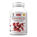 ANDREW LESSMAN Vitamin B12 500 180 Kapsle - Absorpční - chráněné methylkobalamin (přírodní koenzym vitamin B12), esenciální pro energetickou a stresovou podporu, Plus B- Complex, Snadné polykat Kapsle