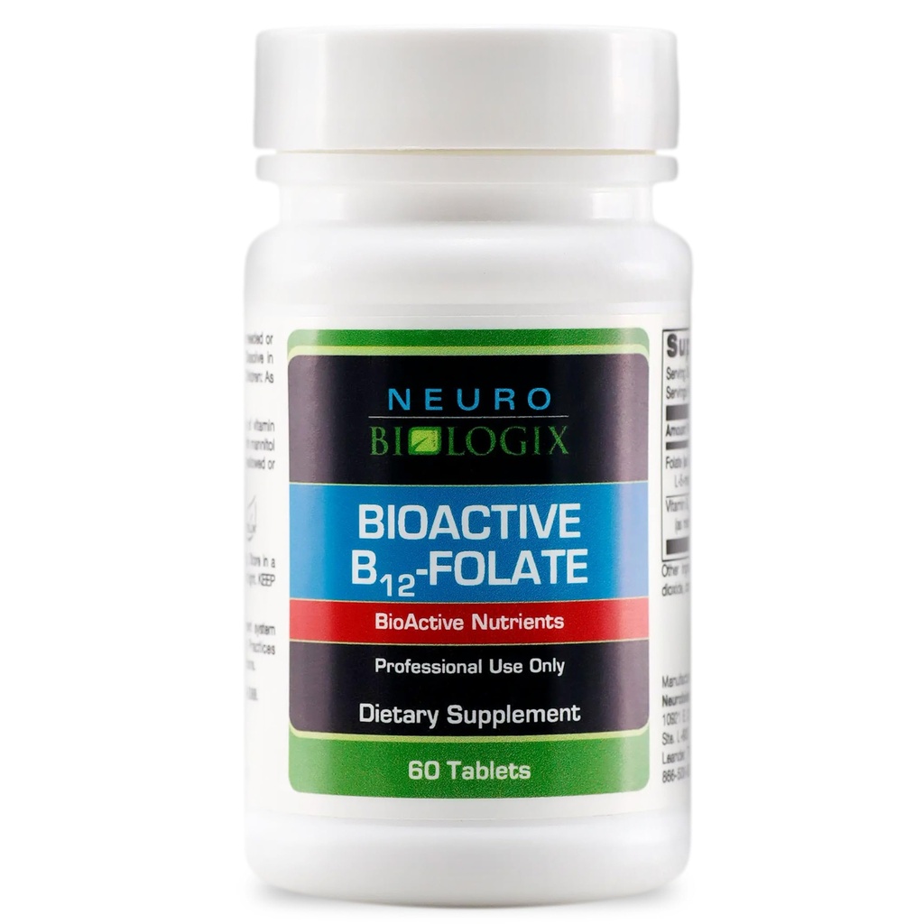 B12 Folát - Methylfolát dodatek k podpoře funkcí těla methylation & vital - S biodostupným B12 (methylkobalamin) a folát (Metafolin ® 5-MTHF) pro lepší absorpci - 60 Tabs