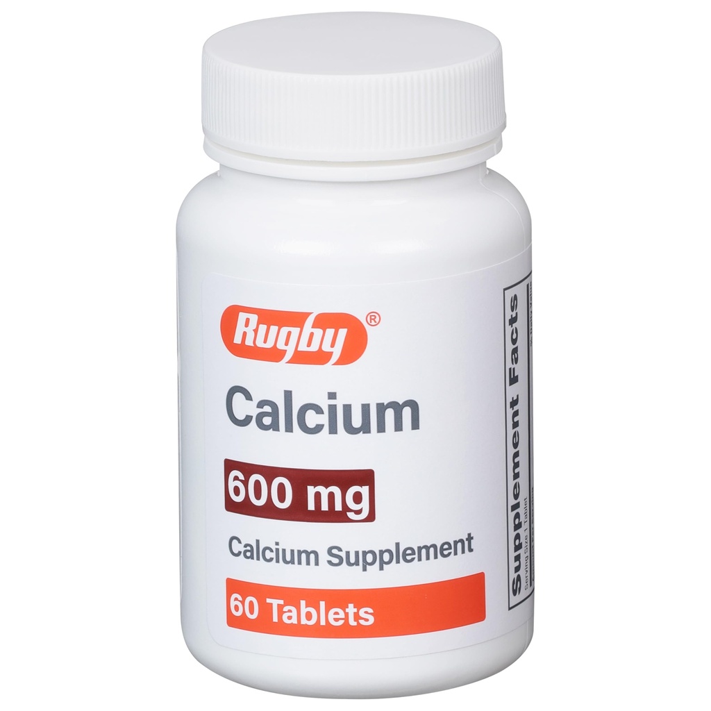 Rugby 600 mg vápenaté tablety - doplněk vápníku - 60 Počet (1 balení)
