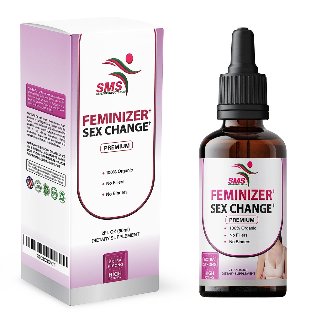 Feminister by SMS, Pueraria Mitigaa Drops for Estrogen CLAS124; Premium Classic CLAS124; Herbal Liquid Extract CLAS124; Non- GMO, Organic, Vegan, Alkohol Free Tincture CLAS124; 2 Fl Oz (60ml) CLAS124; pro Trans Women Ladyboy LGBT