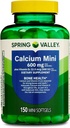 Příplatek vápníku s vitaminem D3-600mg vápníku pro zdraví kostí, 150 Mini tanga, esenciální vápník a vitamín D3 podpora