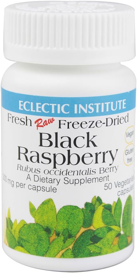 Eklektický institut Black Raspberry - 300 mg - 50 Vegetariánských kapslí
