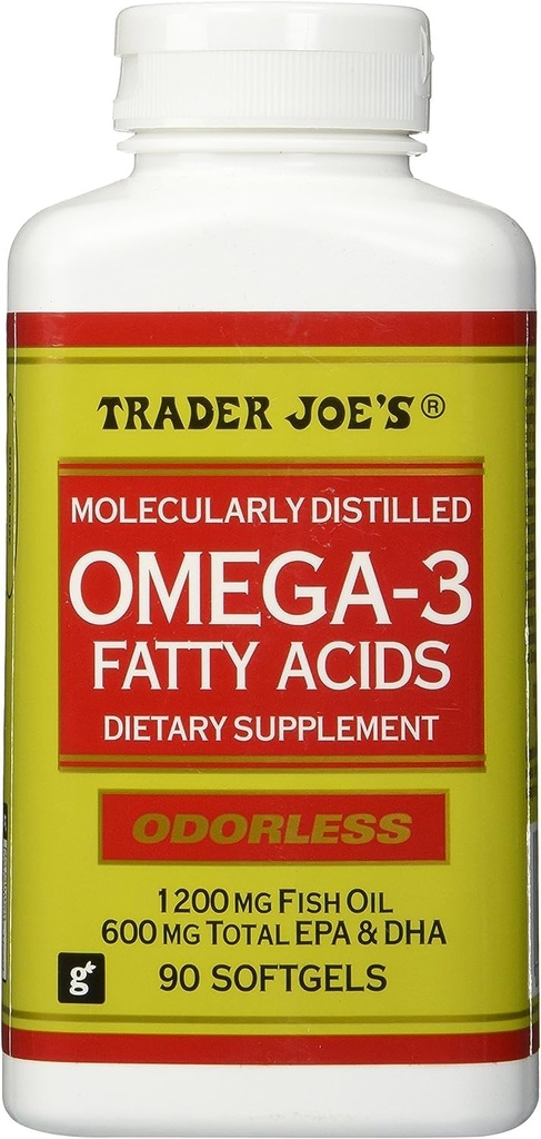 Obchodní Joe je molekulárně destilované Omega-3 mastné kyseliny doplněk stravy