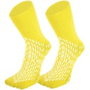 HCS Non- Slip Hospital Socks with Grips for Women & Men (6 Pairs) - 360 All- Around Tread Non- Slip Sock, Starší / senioři - Hospital Grip Socks, Women, Men - Fall Risk Pacient Slippers (Yellow, Regular)