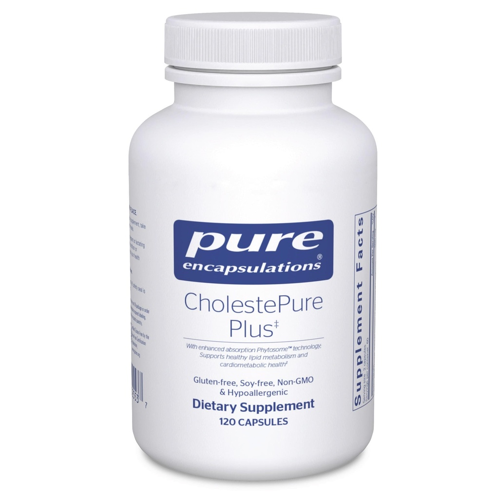 Čisté Encapsulations CholestePine Plus 120 's - Podporuje Lipid Metabolismus & Heart Health * - Dodatek Berberine - s Citrus Bergamot - Gluten Free & Non- GMO - 120 Kapsle