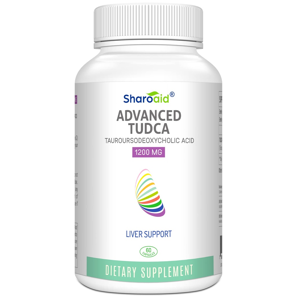 TUDCA Játra Supplications 1200 mg- Third Party Tested- High Streng- Bile Soli pro Játra Detox Cleanse- Vegan Kapsle pro játra, ledviny, žlučník zdraví, 1 Bottle- 60 Kapsle