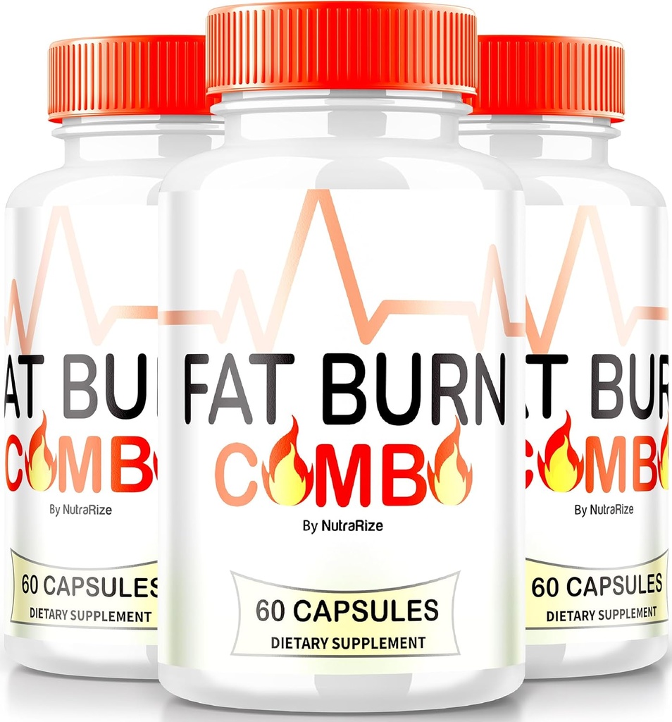 (3 Pack) Fat Burn Combo Kapsle, FatBurn Combo Keto Formule, Všechny přírodní hubnutí doplněk k dosažení Healthy- Looking Body, Keto Fitness pilulky, Oficiální recenze (180 Kapsle)