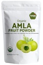 Organic Amla Fruit Powder, Amalaki Berry Powder, Zkušební balení 4 unce / 112 gm, USDA Organic, Raw Superfood for Skin and Hair, Resealable Pouch of 4 oz