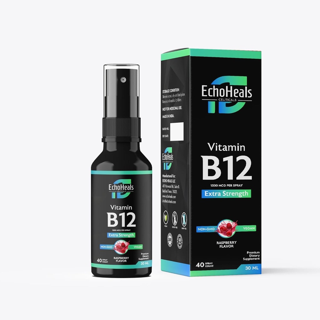 Vitamin B12 Tekutý sprej 124; Vitamin B12 pro energetickou podporu