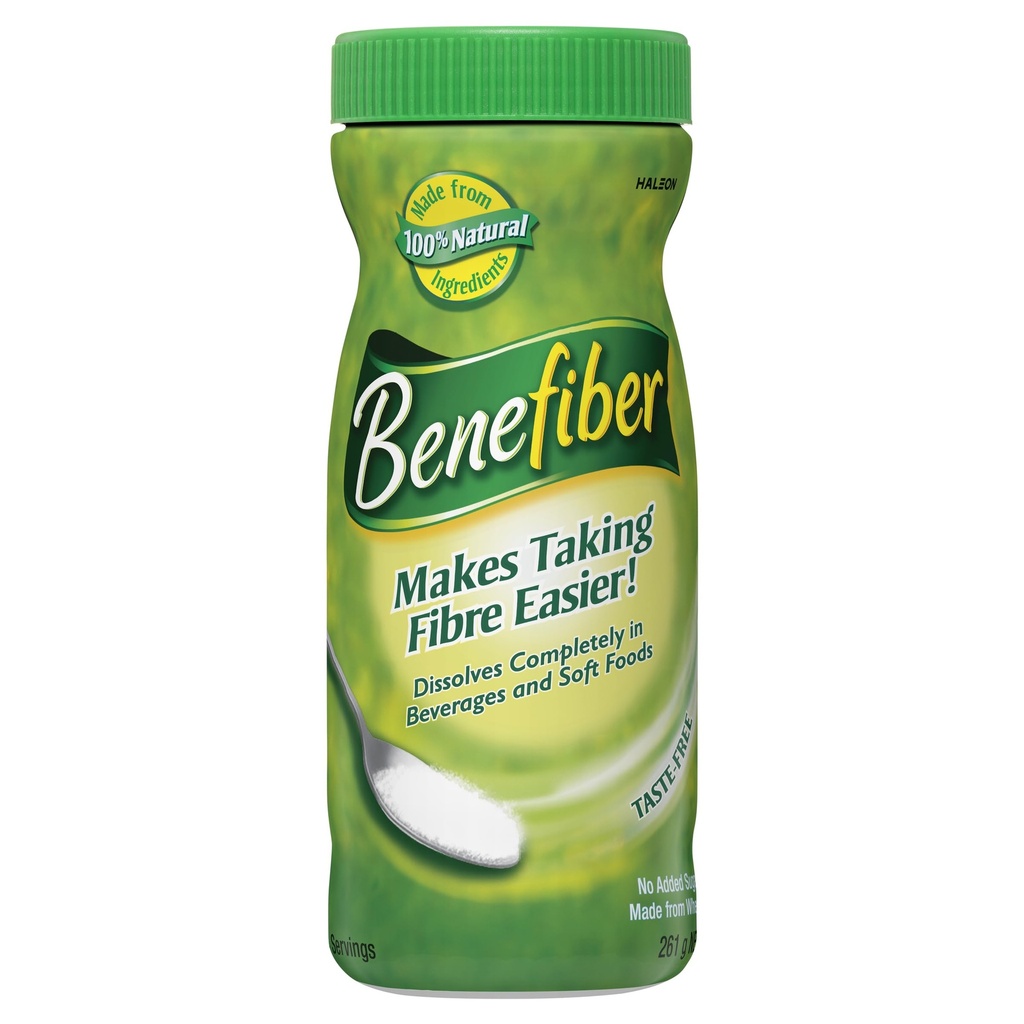 Benefiber Chuť-zdarma, Sugar- Free Fiber dodatek Prášek pro trávicí zdraví 74 Služeb 261g