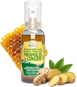 Beelife Propolis Krční sprej - Soothing Honey & Ginger Propolis - Natural Imunitation Support & Sore Throat Relief, Antioxidanty, Bohaté na Flavonoidy & Artepilin C, No Sugar, Gluten- Free - 1- Pack, 30ml