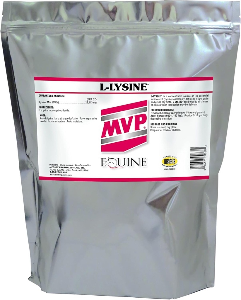 MVP L- lysin (10lb) pro svalovinu koní / imunitní podporu